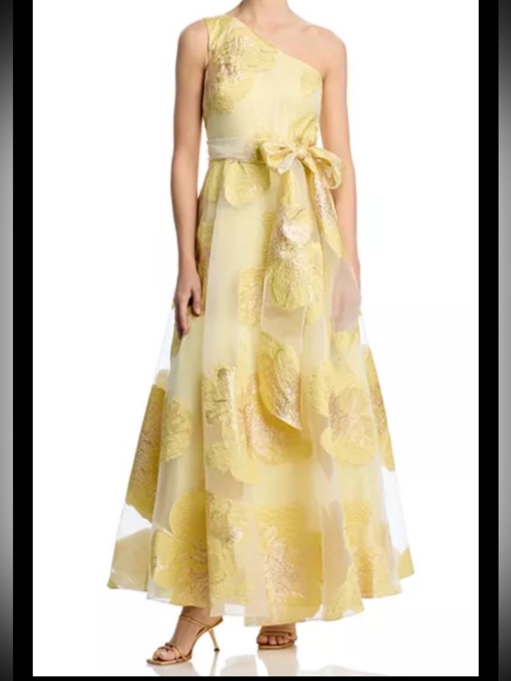 Eliza J Semi-sheer Overlay With Floral Elements; Sz 8, New Without Tag